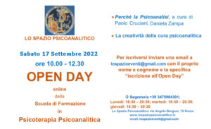 open day settembre